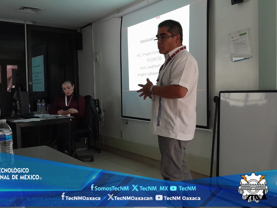 Emigdio Canseco Claudio, adscrito al Departamento de Ciencias de la Tierra del Instituto Tecnológico de Oaxaca y alumno del Doctorado en Ciencias de la Ingeniería, participó en el Congreso Inter-Politécnico de Investigación 2025 para Alumnos de Posgrado, celebrado del 22 al 26 de septiembre. Emigdio Canseco Claudio, adscrito al Departamento de Ciencias de la Tierra del Instituto Tecnológico de Oaxaca y alumno del Doctorado en Ciencias de la Ingeniería, participó en el Congreso Inter-Politécnico de Investigación 2025 para Alumnos de Posgrado, celebrado del 22 al 26 de septiembre.